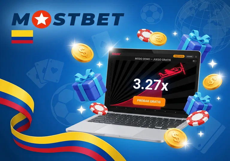 Modo demo gratis de Aviator en Mostbet con saldo virtual.